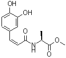 CAS 登录号：778624-05-8， N-[(2Z)-3-(3,4-二羟基苯基)-2-丙烯酰基]-L-丙氨酸甲酯