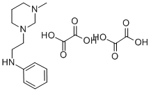 CAS#: 77869-59-1, Tetrahydro-3-Methyl-N-Phenyl-1(2H)-Pyrimidineethanamine Ethanedioate (1:2)