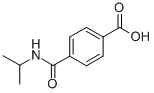 CAS#: 779-47-5, 4-[[(1-Methylethyl)amino]carbonyl]-Benzoic acid