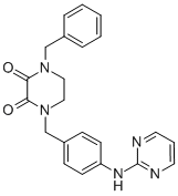 CAS#: 77916-97-3, 1-(Phenylmethyl)-4-[[4-(Pyrimidin-2-Ylamino)Phenyl]Methyl]Piperazine-2,3-Dione
