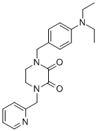 CAS#: 77917-85-2, 1-[(4-Diethylaminophenyl)Methyl]-4-(Pyridin-2-Ylmethyl)Piperazine-2,3-Dione
