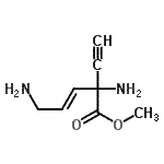 CAS#: 779273-69-7, Methyl (3E)-2,5-diamino-2-ethynyl-3-pentenoate
