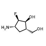 CAS#: 779286-29-2, (1S,2R,3S,5S)-3-Amino-2-fluoro-5-(hydroxymethyl)cyclopentanol