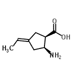 CAS#: 779298-67-8, (1R,2S,4Z)-2-Amino-4-ethylidenecyclopentanecarboxylic acid