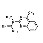 CAS#: 779311-28-3, 1-Methyl-1-(4-methyl-2-quinazolinyl)guanidine
