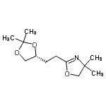 CAS#: 779352-55-5, 2-{2-[(4R)-2,2-Dimethyl-1,3-dioxolan-4-yl]ethyl}-4,4-dimethyl-4,5-dihydro-1,3-oxazole