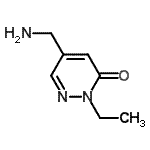 CAS#: 779353-74-1, 5-(aminomethyl)-2-ethyl-pyridazin-3-one