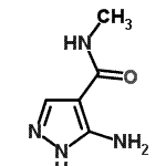 CAS#: 77937-05-4, 5-Amino-N-methyl-1H-pyrazole-4-carboxamide