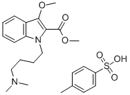 CAS#: 77941-17-4, 1-(delta-Dimethylaminobutyl)-2-methoxycarbonyl-3-methoxy-indol-toluol-4-sulfonate