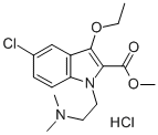 CAS#: 77941-20-9, Methyl 5-Chloro-1-(2-Dimethylaminoethyl)-3-Ethoxyindole-2-Carboxylate Hydrochloride