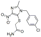 CAS#: 77952-76-2, 2-[3-[(4-Chlorophenyl)Methyl]-2-Methyl-5-Nitroimidazol-4-Yl]Sulfanylacetamide