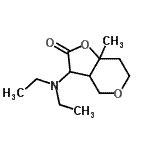 CAS#: 780028-02-6, 3-(Diethylamino)-7a-methyltetrahydro-4H-furo[3,2-c]pyran-2(3H)-one
