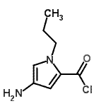 CAS#: 780034-31-3, 4-Amino-1-propyl-1H-pyrrole-2-carbonyl chloride