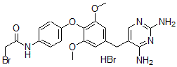 CAS#: 78025-83-9, 2-Bromo-N-[4-[4-[(2,4-Diaminopyrimidin-5-Yl)Methyl]-2,6-Dimethoxyphenoxy]Phenyl]Acetamide Hydrobromide