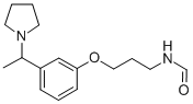 CAS#: 78043-80-8, N-[3-[3-(1-Pyrrolidin-1-Ylethyl)Phenoxy]Propyl]Formamide
