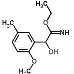 CAS#: 780707-59-7, Ethyl 2-hydroxy-2-(2-methoxy-5-methylphenyl)ethanimidate