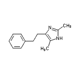 CAS 登录号：780721-77-9， 2,4-二甲基-5-(2-苯基乙基)-1H-咪唑