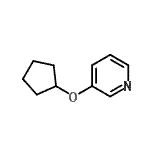 CAS#: 780800-97-7, 3-(Cyclopentyloxy)pyridine