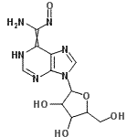 CAS#: 78131-36-9, 6-[Amino(nitroso)methylene]-9-pentofuranosyl-6,9-dihydro-1H-purine