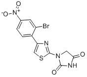 CAS#: 78140-10-0, 1-[4-(2-Bromo-4-Nitrophenyl)-1,3-Thiazol-2-Yl]Imidazolidine-2,4-Dione