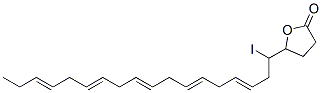CAS#: 78144-19-1, 5-[(3E,6E,9E,12E,15E)-1-Iodooctadeca-3,6,9,12,15-Pentaenyl]Oxolan-2-One
