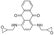 CAS 登录号：78146-26-6， 1,4-二(环氧乙烷-2-基甲基氨基)蒽-9,10-二酮
