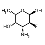 CAS#: 781573-07-7, 3-Amino-2,3,6-trideoxy-2-fluoro-alpha-L-galactopyranose