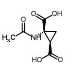 CAS#: 781608-33-1, (1R,2R)-1-Acetamido-1,2-cyclopropanedicarboxylic acid