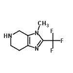 CAS#: 781614-87-7, 3-Methyl-2-(trifluoromethyl)-4,5,6,7-tetrahydro-3H-imidazo[4,5-c]pyridine