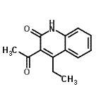 CAS 登录号：781665-09-6， 3-乙酰基-4-乙基-2(1H)-喹啉酮
