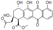 CAS#: 78173-88-3, Methyl (1R,2S,4S)-2,4,5,7-Tetrahydroxy-6,11-Dioxo-2-(2-Oxopropyl)-3,4-Dihydro-1H-Tetracene-1-Carboxylate