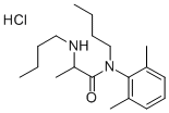 CAS#: 78218-43-6, N-Butyl-2-Butylamino-N-(2,6-Dimethylphenyl)Propanamide Hydrochloride
