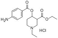 CAS#: 78219-20-2, Ethyl 4-(4-Aminobenzoyl)Oxy-1-Ethylpiperidine-3-Carboxylate Hydrochloride