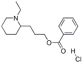 CAS 登录号:78219-43-9, 3-(1-乙基哌啶-2-基)丙基苯甲酸酯盐酸盐