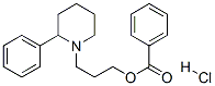 CAS 登录号:78219-47-3, 3-(2-苯基哌啶-1-基)丙基苯甲酸酯盐酸盐