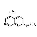 CAS#: 78234-24-9, 7-Methoxy-4-methylisoquinoline