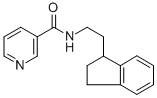 CAS 登录号：78239-31-3， N-[2-(2,3-二氢-1H-茚-1-基)乙基]吡啶-3-甲酰胺
