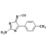 CAS 登录号：782394-21-2， (4E)-4-(羟基亚胺)-5-(4-甲基苯基)-4H-咪唑-2-胺