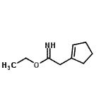 CAS#: 782400-52-6, Ethyl 2-(1-cyclopenten-1-yl)ethanimidate