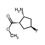 CAS#: 782425-51-8, Methyl (1S,2R,4S)-2-amino-4-fluorocyclopentanecarboxylate