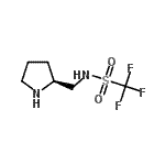CAS#: 782495-18-5, 1,1,1-Trifluoro-N-[(2S)-2-pyrrolidinylmethyl]methanesulfonamide