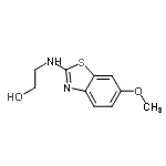 CAS#: 78290-86-5, 2-[(6-Methoxy-1,3-benzothiazol-2-yl)amino]ethanol
