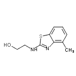 CAS#: 78290-90-1, 2-[(4-Methyl-1,3-benzothiazol-2-yl)amino]ethanol