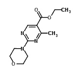 CAS 登录号：78318-44-2， 乙基4-甲基-2-(4-吗啉基)-5-嘧啶羧酸酯