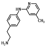 CAS 登录号：783287-98-9， N-[4-(2-氨基乙基)苯基]-4-甲基-吡啶-2-胺