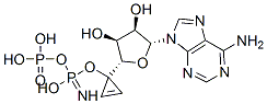 CAS#: 78368-53-3, [[[[(2R,3S,4R,5R)-3,4-Dihydroxy-5-Imidazo[2,1-f]Purin-3-Yloxolan-2-Yl]Methoxy-Hydroxyphosphoryl]Oxy-Hydroxyphosphoryl]Amino]Phosphonic Acid