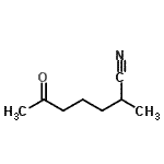 CAS#: 78401-69-1, 2-Methyl-6-oxoheptanenitrile