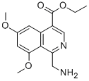 CAS 登录号：784127-15-7， 1-(氨基甲基)-6,8-二甲氧基异喹啉-4-羧酸乙酯