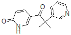 CAS 登录号:78433-82-6, 5-(2-甲基-2-吡啶-3-基丙酰)-1H-吡啶-2-酮