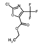 CAS#: 78451-14-6, ethyl 2-chloro-4-(trifluoromethyl)oxazole-5-carboxylate